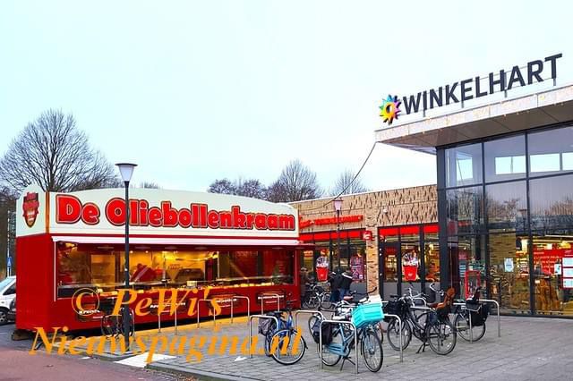 Traditionele oliebollenkraam